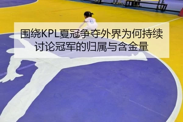 围绕KPL夏冠争夺外界为何持续讨论冠军的归属与含金量
